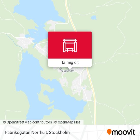 Fabriksgatan Norrhult karta