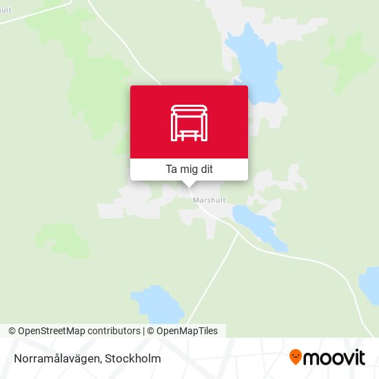 Norramålavägen karta