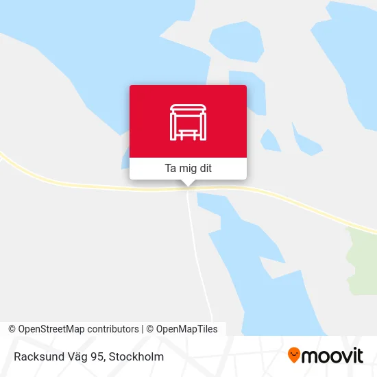 Racksund Väg 95 karta