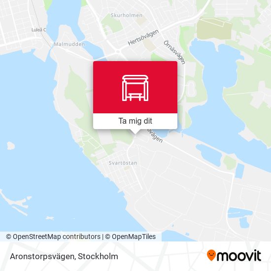 Aronstorpsvägen karta