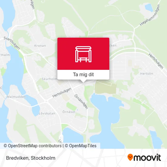 Bredviken karta