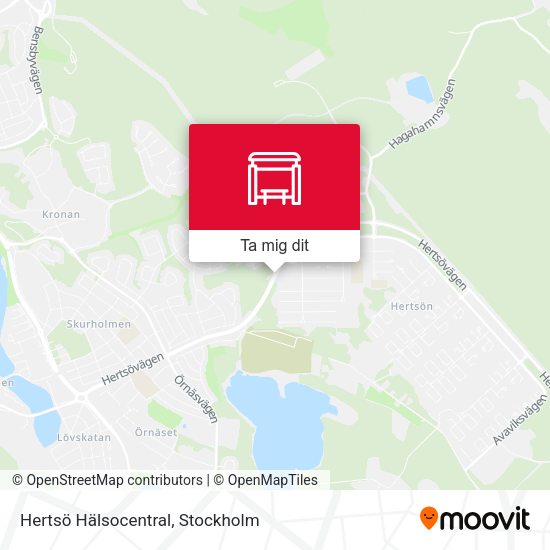 Hertsö Hälsocentral karta