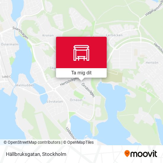 Hällbruksgatan karta