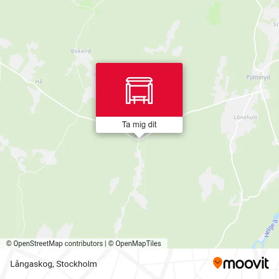 Långaskog karta
