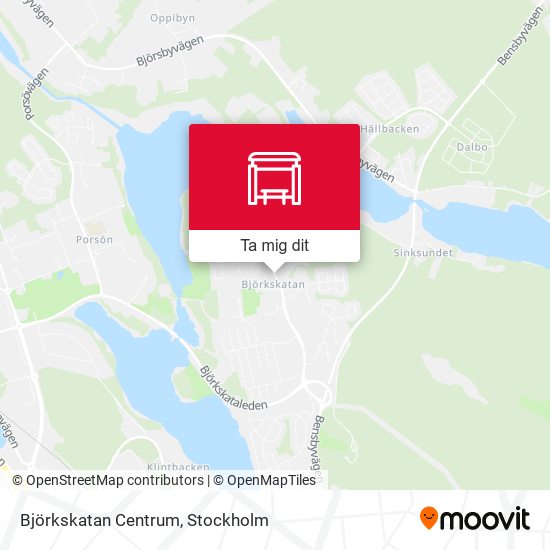 Björkskatan Centrum karta