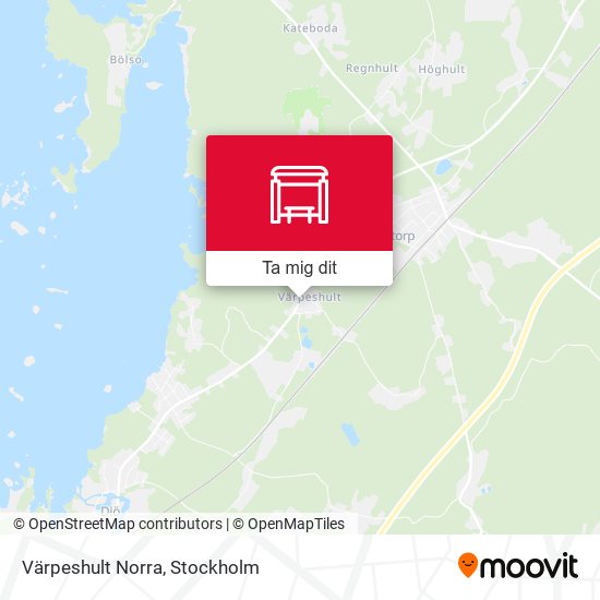 Värpeshult Norra karta
