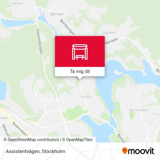 Assistentvägen karta