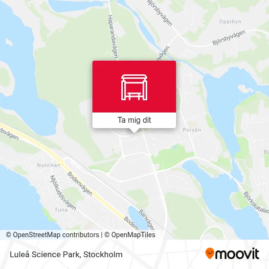 Luleå Science Park karta