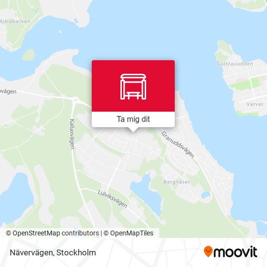 Nävervägen karta