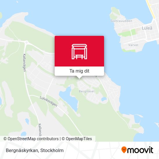 Bergnäskyrkan karta