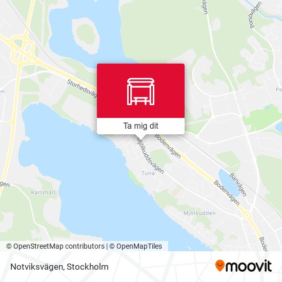 Notviksvägen karta