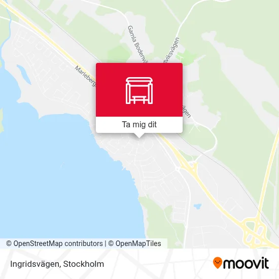 Ingridsvägen karta