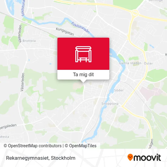 Rekarnegymnasiet karta