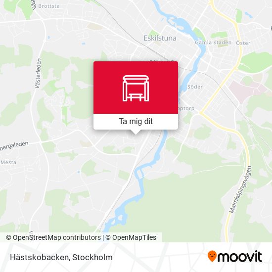 Hästskobacken karta