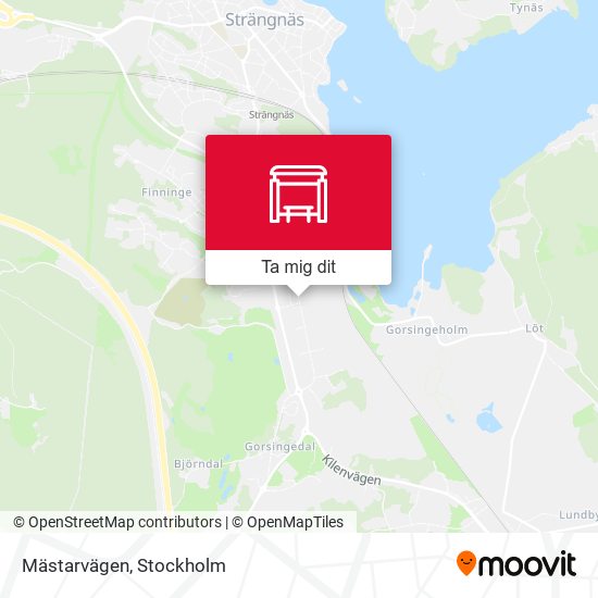 Mästarvägen karta