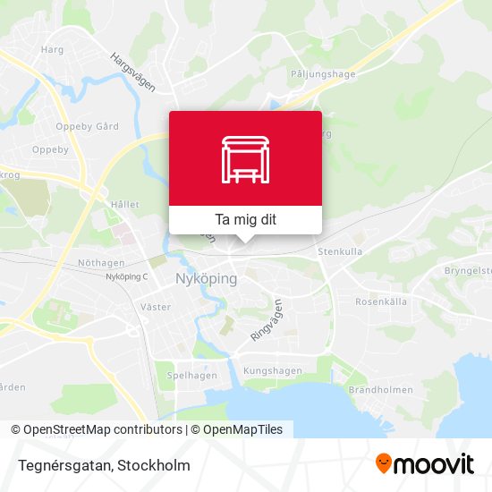 Tegnérsgatan karta