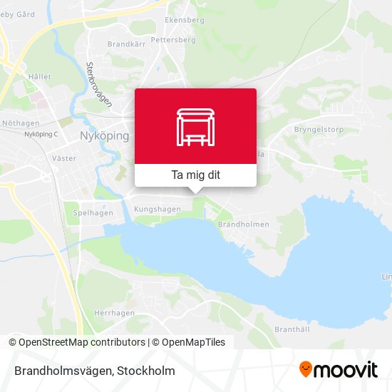 Brandholmsvägen karta