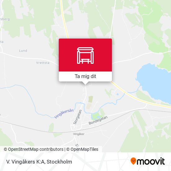 V. Vingåkers K:A karta