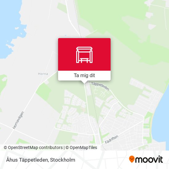 Åhus Täppetleden karta