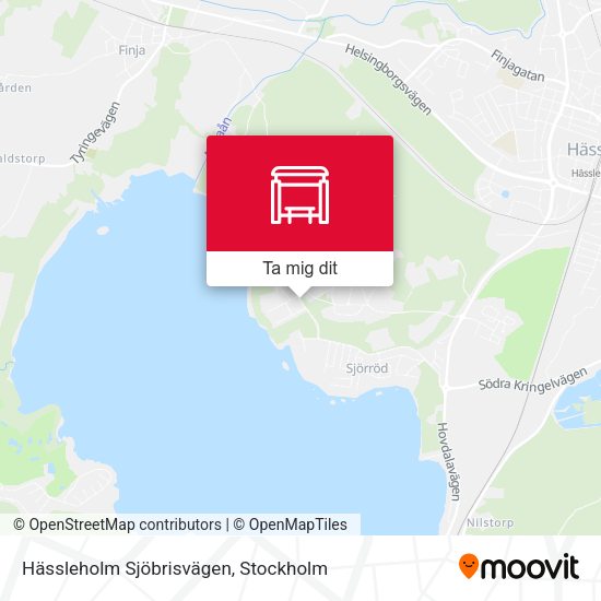 Hässleholm Sjöbrisvägen karta