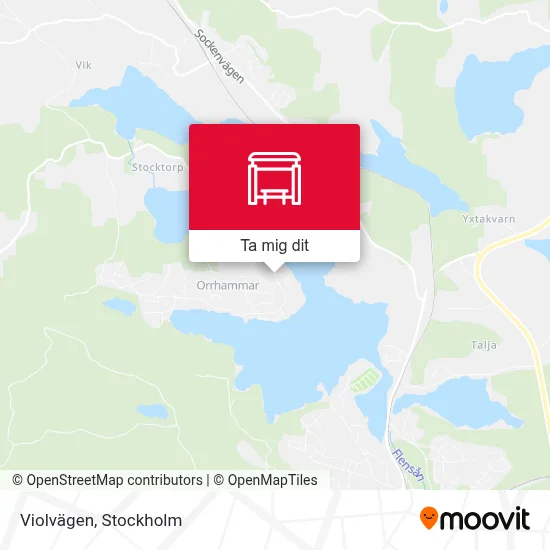 Violvägen karta