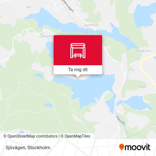 Sjövägen karta