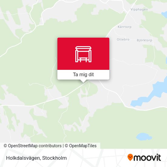 Holkdalsvägen karta