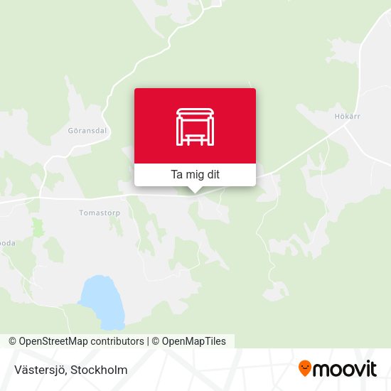 Västersjö karta