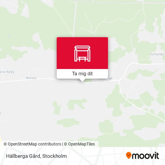 Hällberga Gård karta