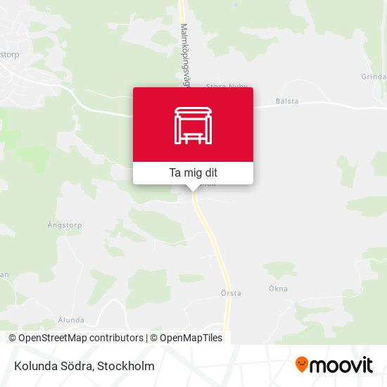 Kolunda Södra karta