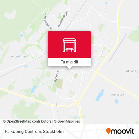 Falköping Centrum karta