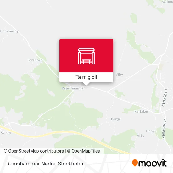 Ramshammar Nedre karta