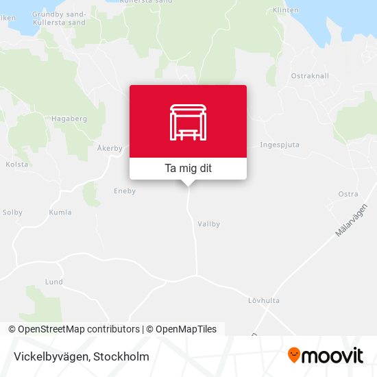 Vickelbyvägen karta