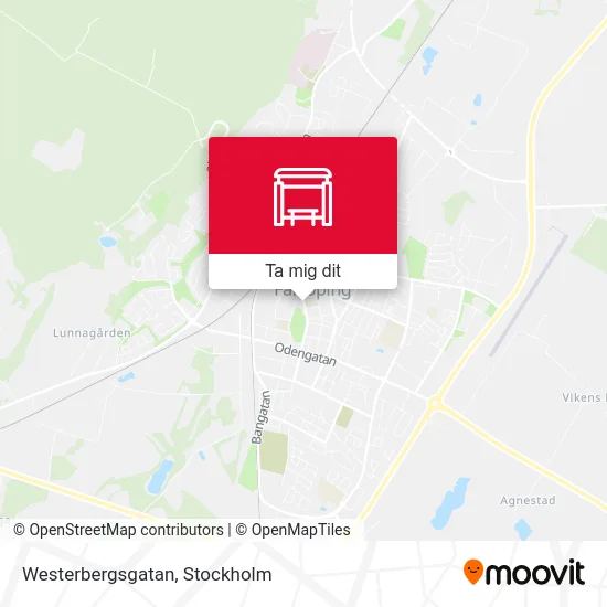 Westerbergsgatan karta
