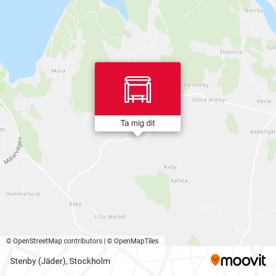Stenby (Jäder) karta