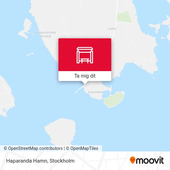 Haparanda Hamn karta