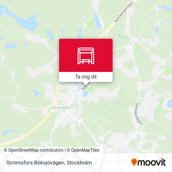 Strömsfors Böksjövägen karta