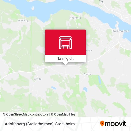 Adolfsberg (Stallarholmen) karta