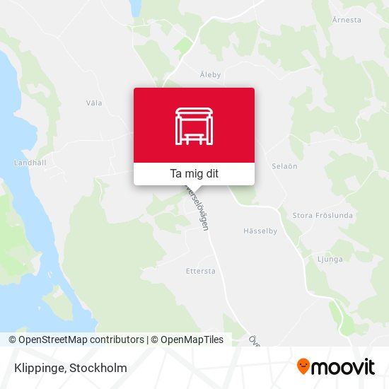 Klippinge karta