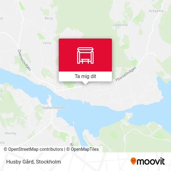 Husby Gård karta