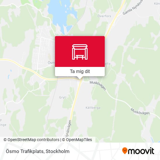 Ösmo Trafikplats karta