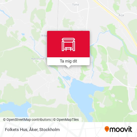 Folkets Hus, Åker karta