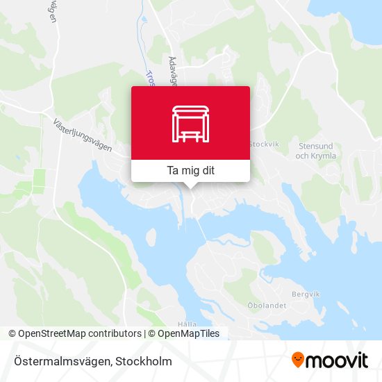 Östermalmsvägen karta