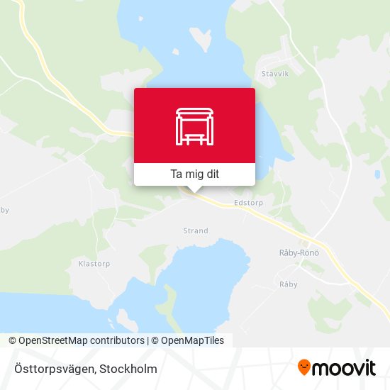 Östtorpsvägen karta