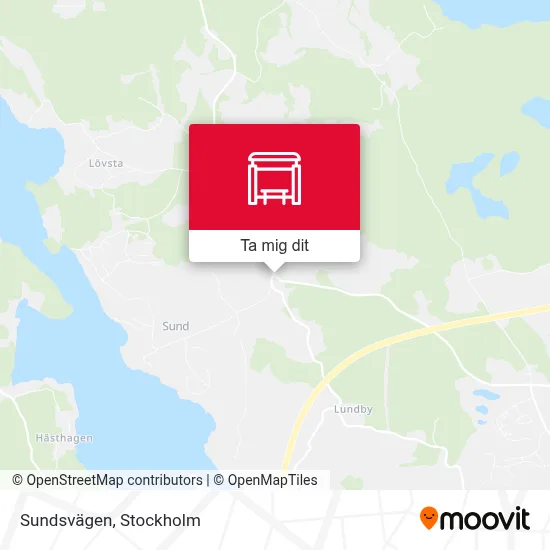 Sundsvägen karta