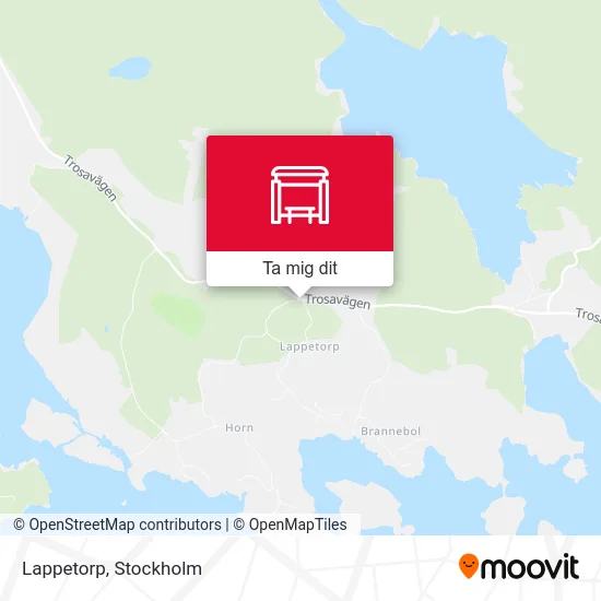 Lappetorp karta