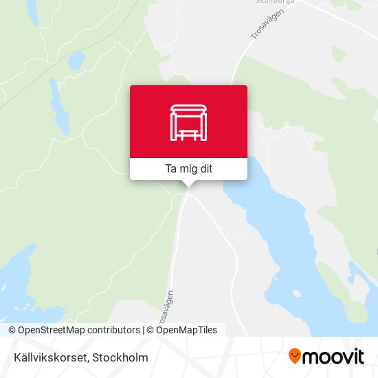 Källvikskorset karta
