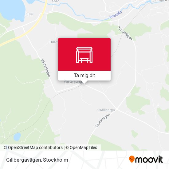 Gillbergavägen karta