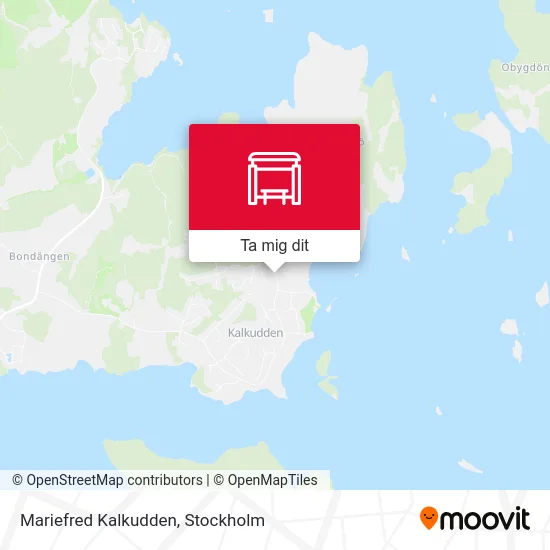 Mariefred Kalkudden karta