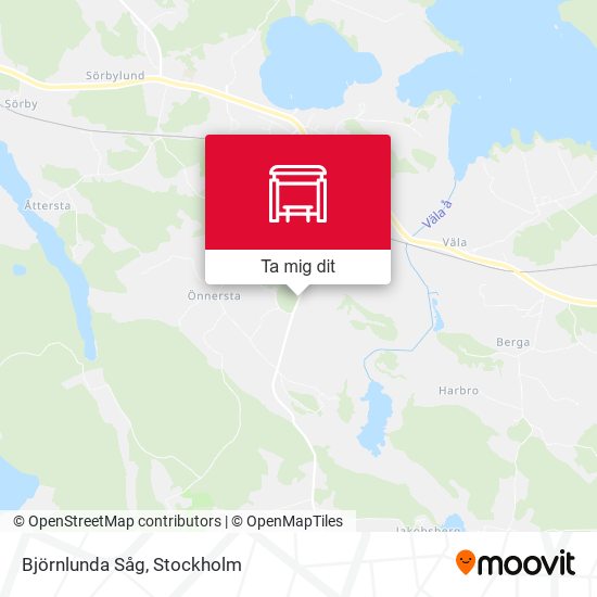 Björnlunda Såg karta